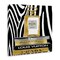 Stupell Industries Zebra Patterned Fashion Bookstack Canvas Wall Art